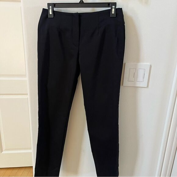 LES COPAINS Casual Slim Tapered Leg Pants In Black S - Picture 6 of 16
